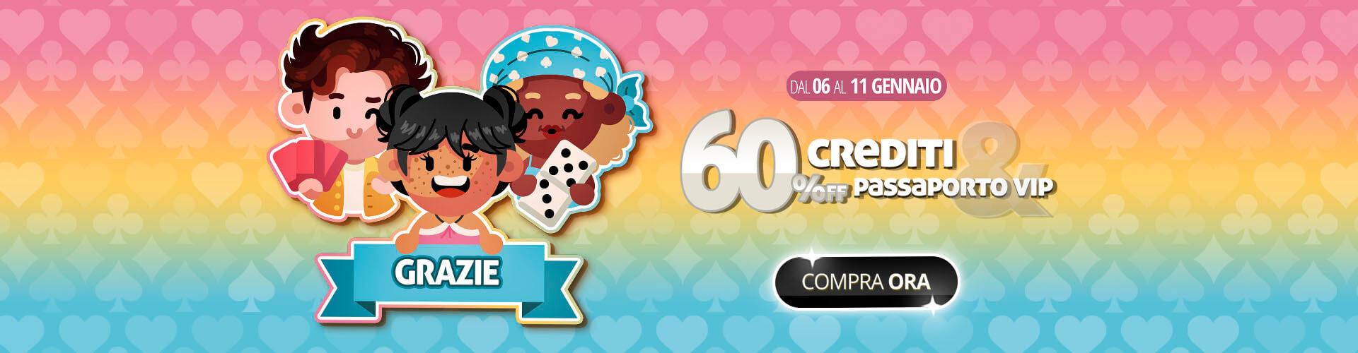 Oggi il regalo � per te: 60% di sconto su tutto per dire grazie!?