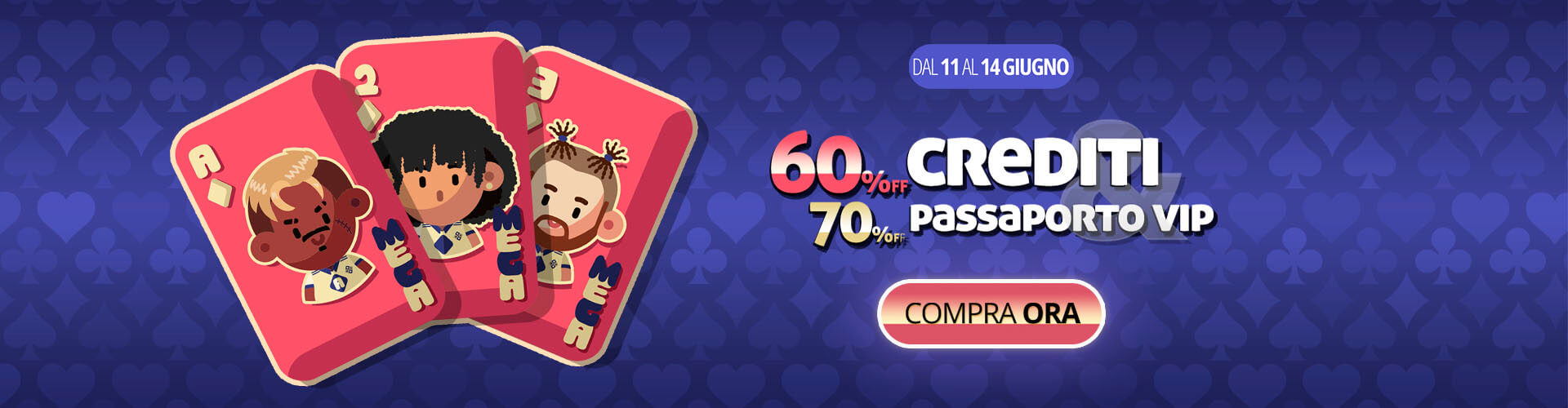 ? Entra in gioco con 60% sui crediti e 70% sui passaporti! ?