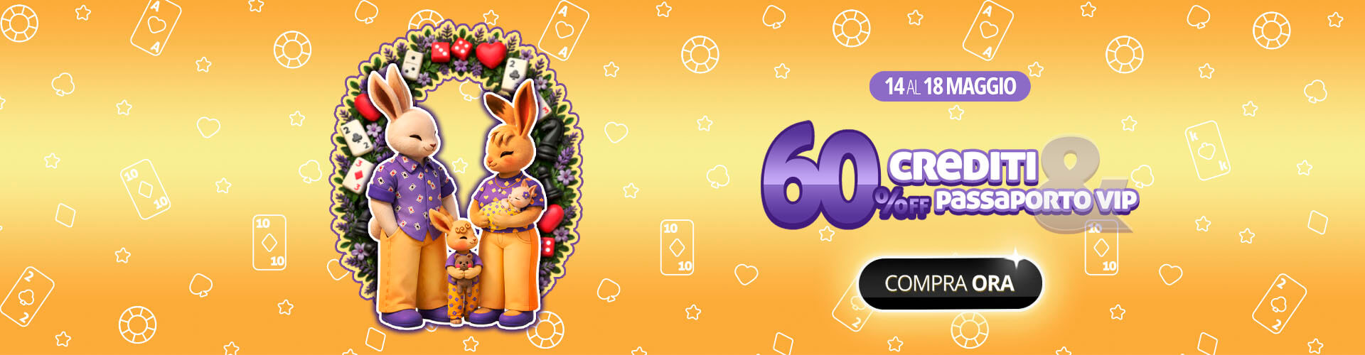 Divertimento e unione con il 60% di sconto su tutto! ?